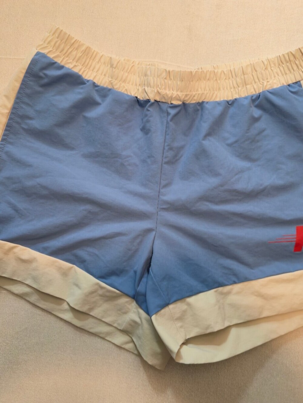 Prince Pickleball Athletic Shorts Size Small Blue and Cream